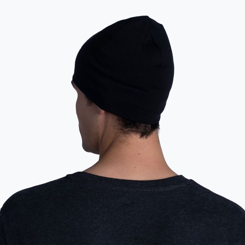 BUFF Midweight Merinowolle Hut Solid schwarz 118006.999.10.00 4
