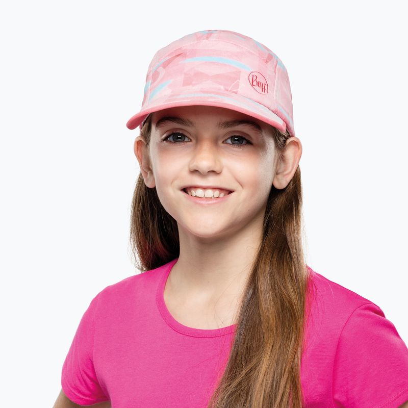 Kinder-Basecap BUFF 5 Panel heavens pink/pink 3