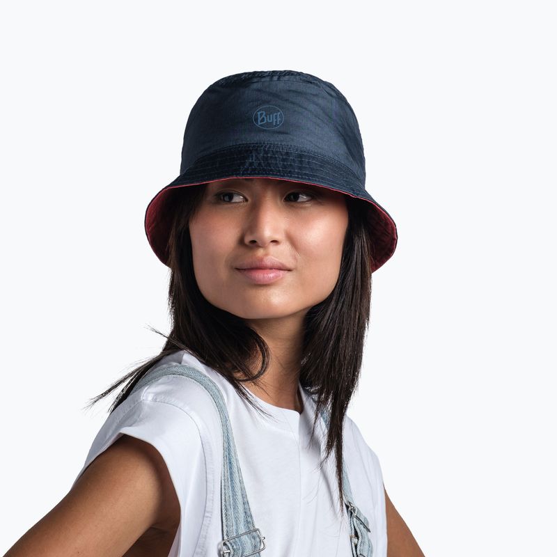 Hut BUFF Travel Bucket collage red 4