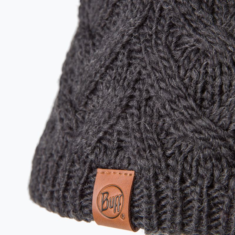 BUFF Strick- & Fleece-Mütze Caryn grau 123515.901.10.00