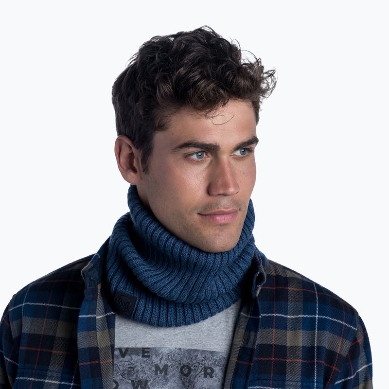 BUFF Knitted Neckwarmer Norval navy blau Winter Snood 124244.788.10.00 5