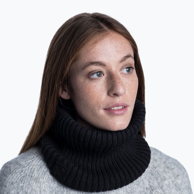 BUFF Gestrickter Halswärmer Multifunktionaler Sling Norval grau 124244.901.10.00 5