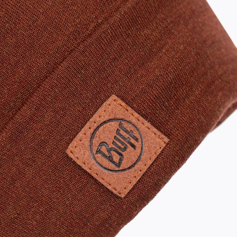 BUFF Heavyweight Merinowollmütze rot 111170 3