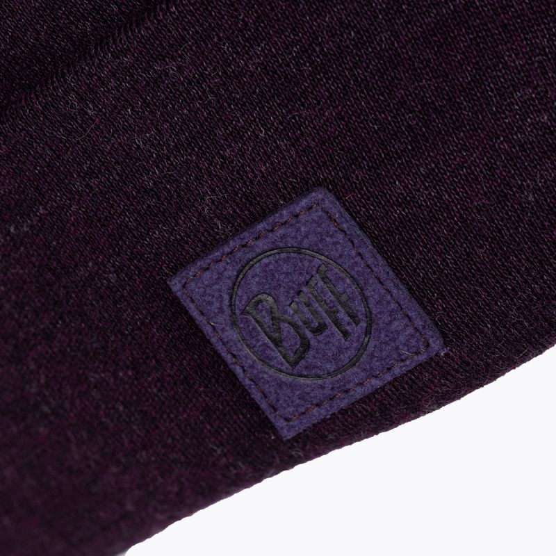 BUFF Heavyweight Merinowollmütze lila 111170 3