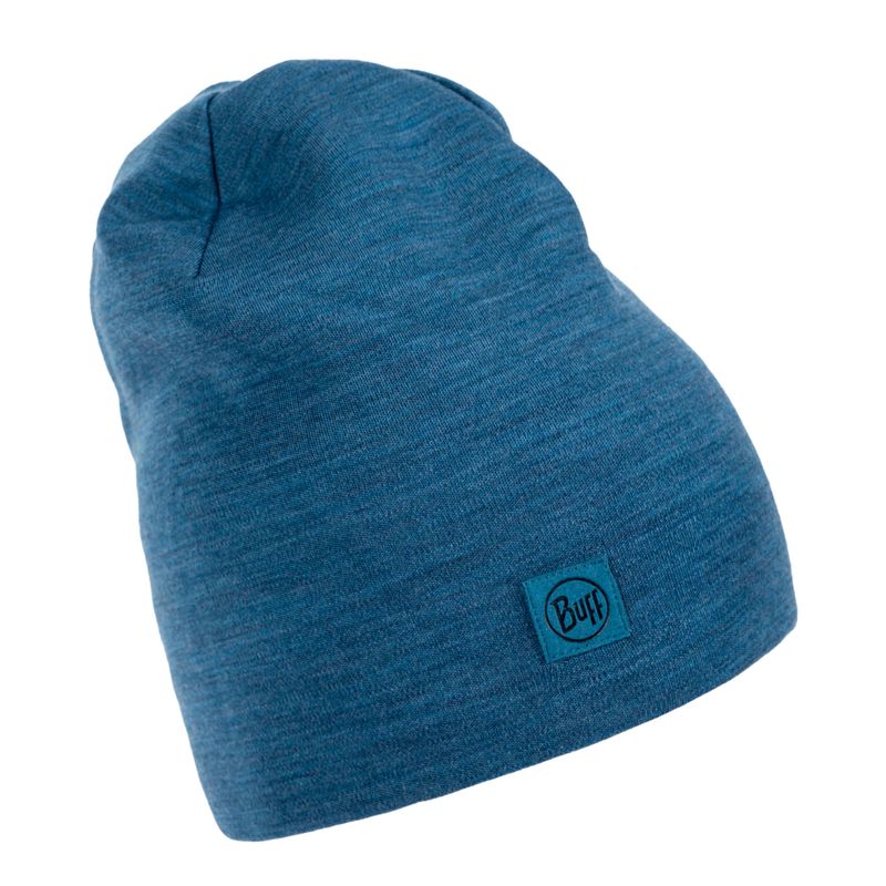 BUFF Heavyweight Merinowollmütze blau 113028