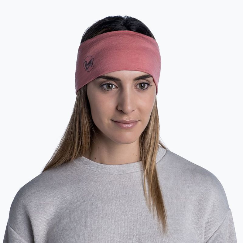 BUFF Midweight Merinowolle Stirnband rosa 118174.341.10.00 5