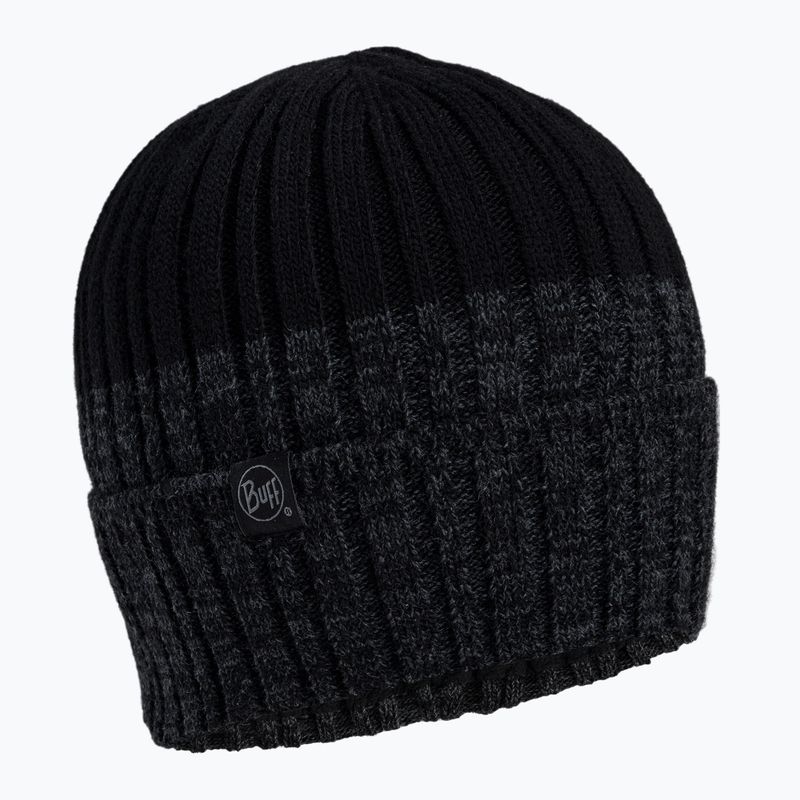 BUFF Strick- & Fleece-Winterbandmütze schwarz-grau 120850.999.10.00