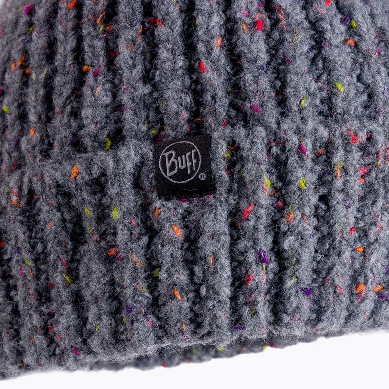 BUFF Strick- & Fleeceband Mütze grau 123526.937.10.00 3
