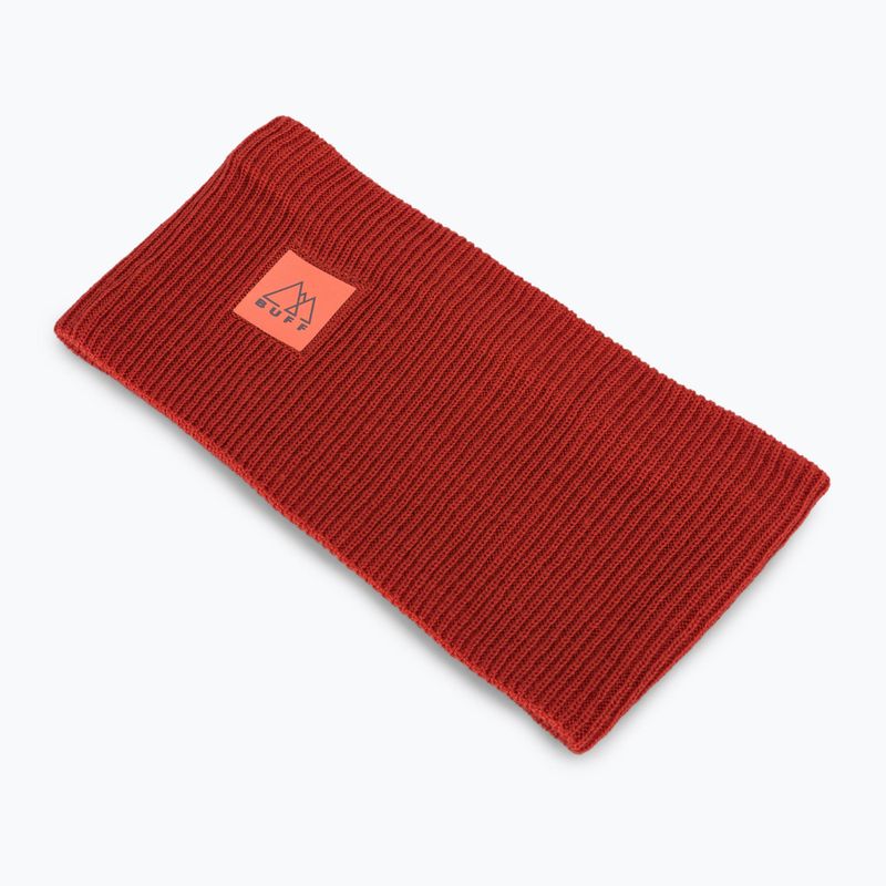 BUFF Crossknit Stirnband Solid rot 126484.220