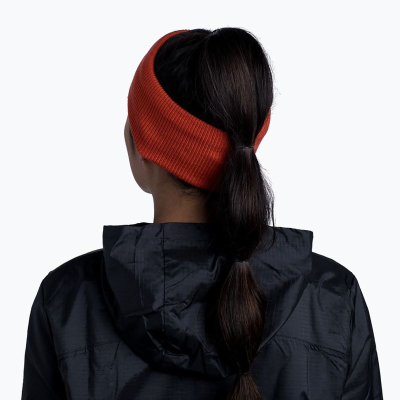 BUFF Crossknit Stirnband Solid rot 126484.220 7