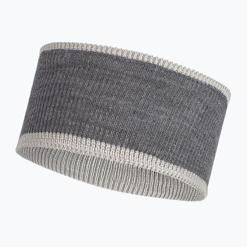 BUFF Crossknit Stirnband Solid hellgrau 126484.933 5