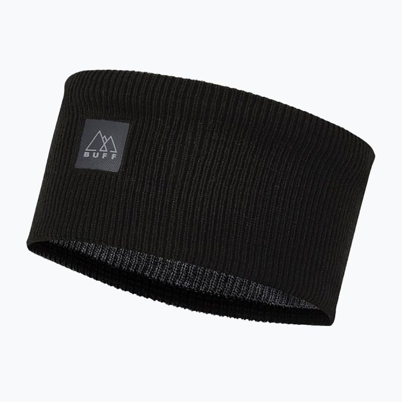 BUFF Crossknit Stirnband Solid schwarz 126484.999.10.00 4