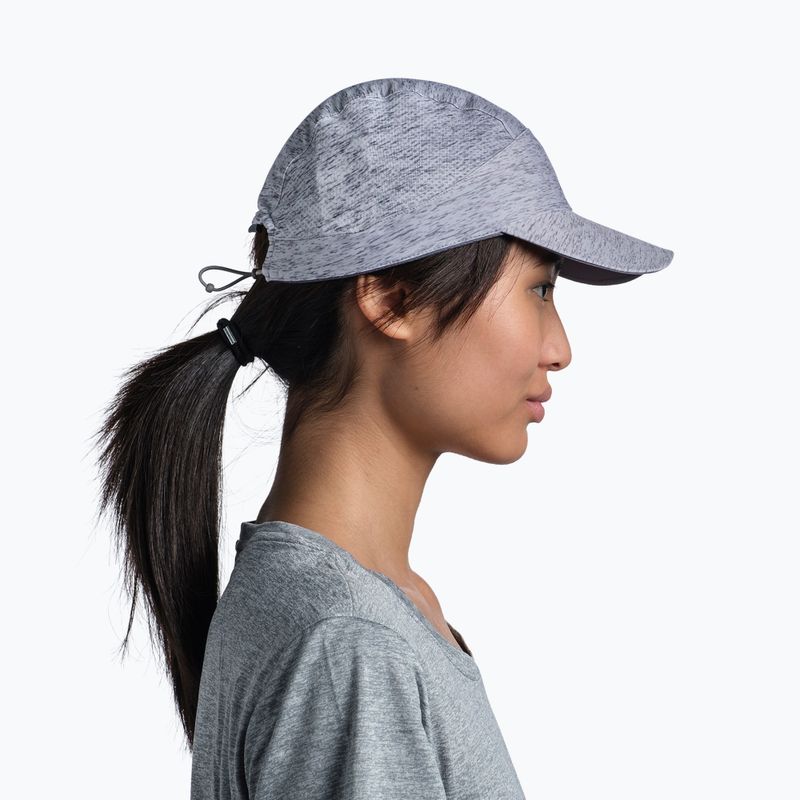 Basecap BUFF Pack Speed heather light grey 5