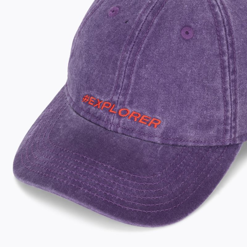 Kinder-Basecap BUFF Baseball brokes violet 3