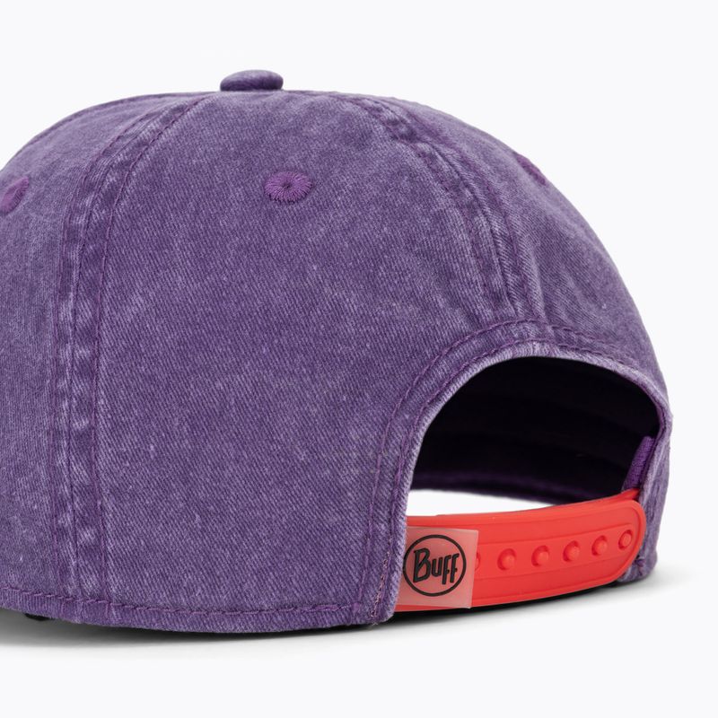 Kinder-Basecap BUFF Baseball brokes violet 4