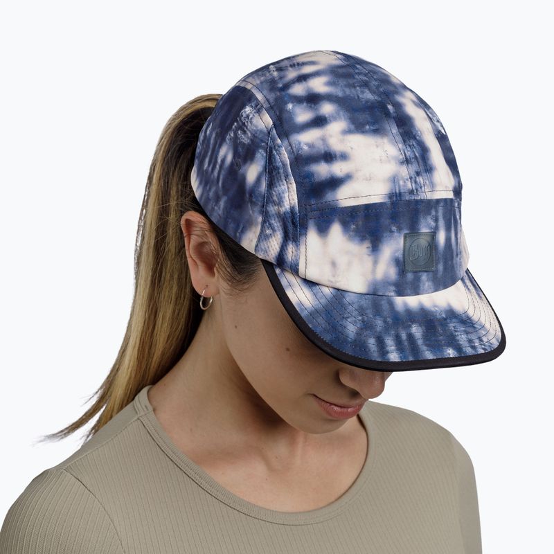 Basecap BUFF 5 Panel Go deri blue 4