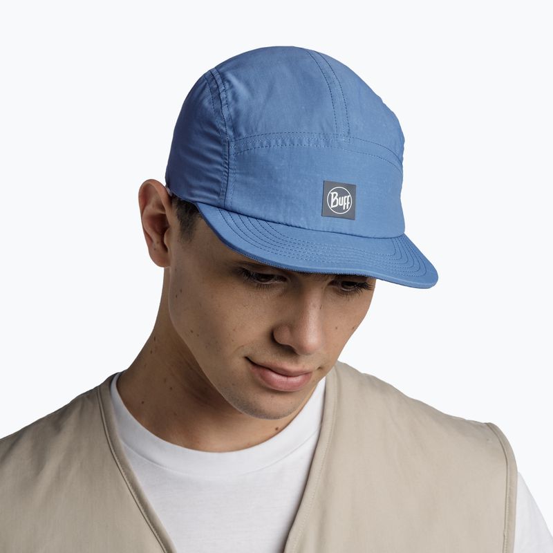 Basecap BUFF 5 Explore Panel slen denim 4