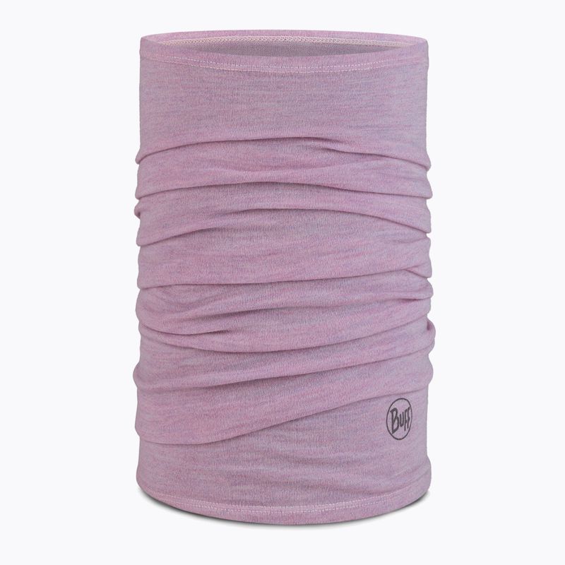 BUFF Midweight Merinowolle melange lila sand Multifunktionstuch
