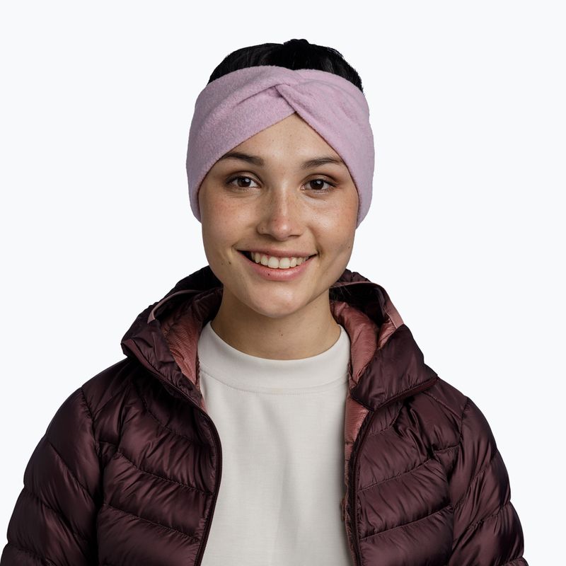 BUFF Merino Fleece Stirnband flieder sand 3