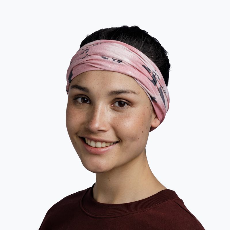 Multifunktionstuch BUFF Original Ecostretch black pale pink 4