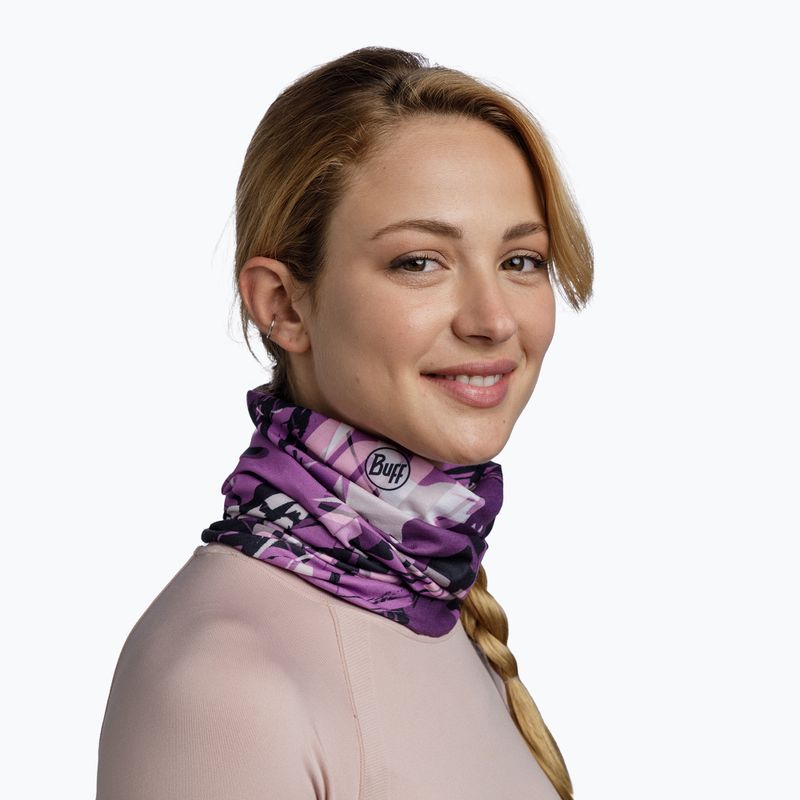 BUFF Original Ecostretch Multifunktions-Tragetuch grau lila