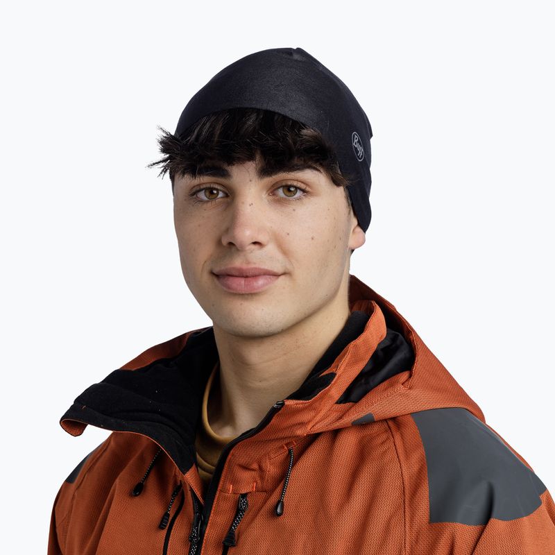 BUFF Thermonet Wintermütze massiv schwarz