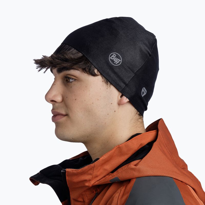 BUFF Thermonet Wintermütze massiv schwarz