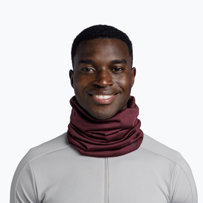 Multifunktionstuch BUFF Lightweight Merino Wool granat 3