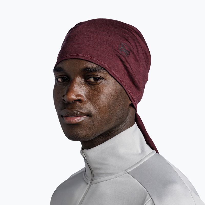 Multifunktionstuch BUFF Lightweight Merino Wool granat 5