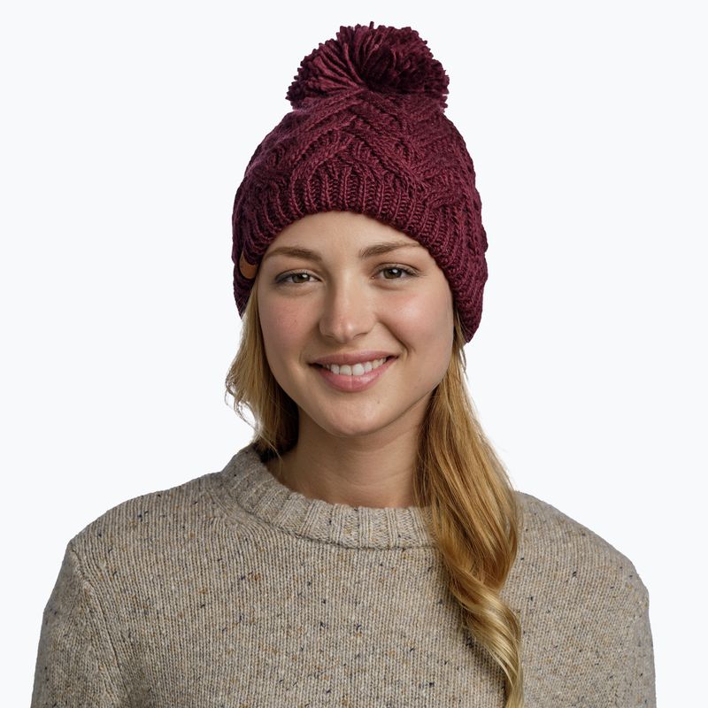 BUFF Strick- und Fleece-Mütze Caryn dahlia winter beanie