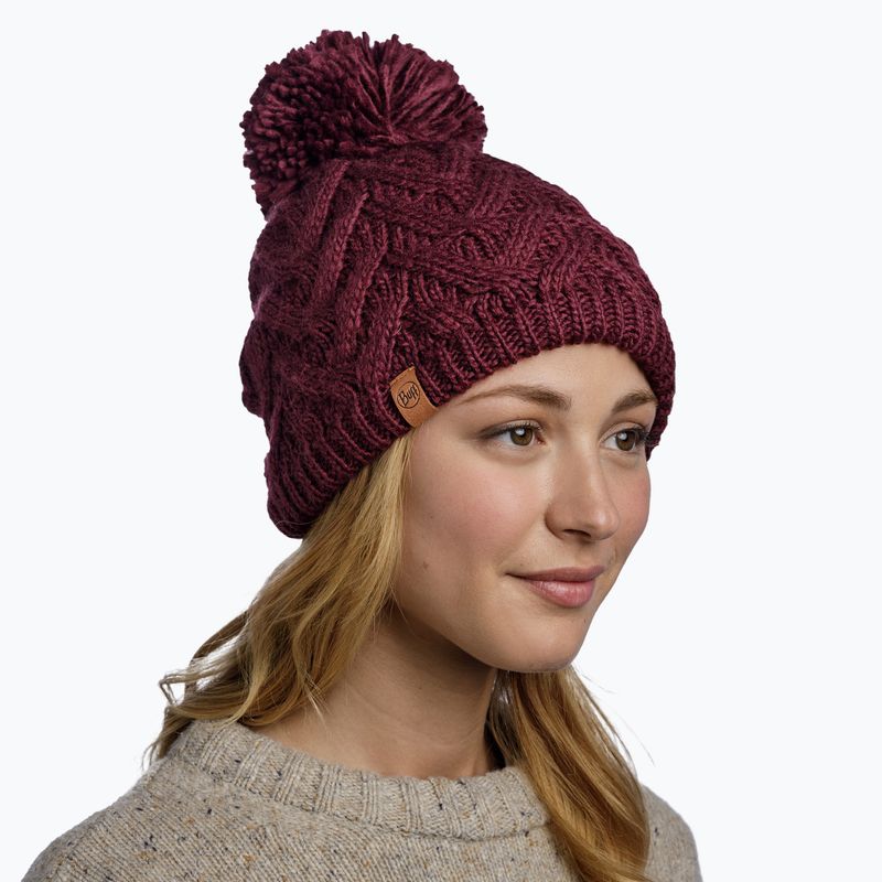 BUFF Strick- und Fleece-Mütze Caryn dahlia winter beanie