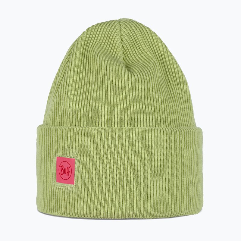 BUFF Crossknit Wintermütze glänzend gelb