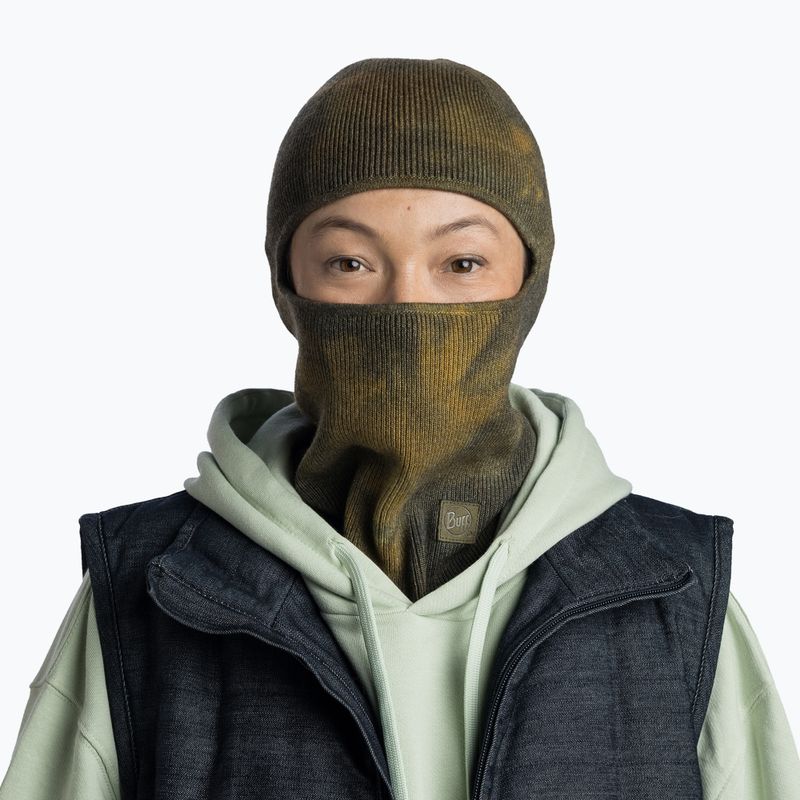 BUFF Gestrickte khakifarbene Balaclava 3