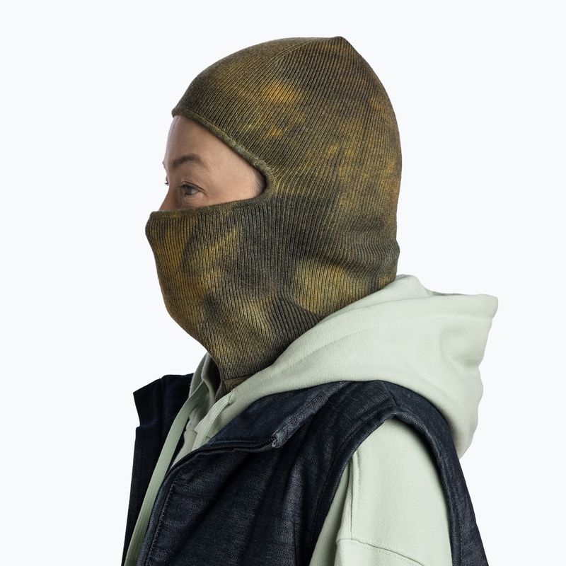 BUFF Gestrickte khakifarbene Balaclava 4