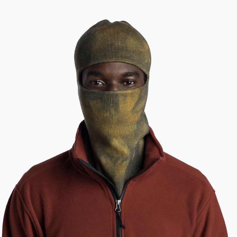 BUFF Gestrickte khakifarbene Balaclava 6