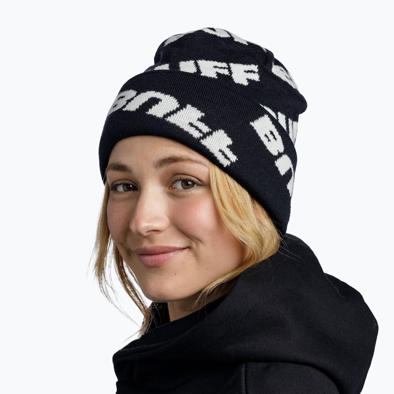 BUFF Gestrickte Hido Wintermütze schwarz