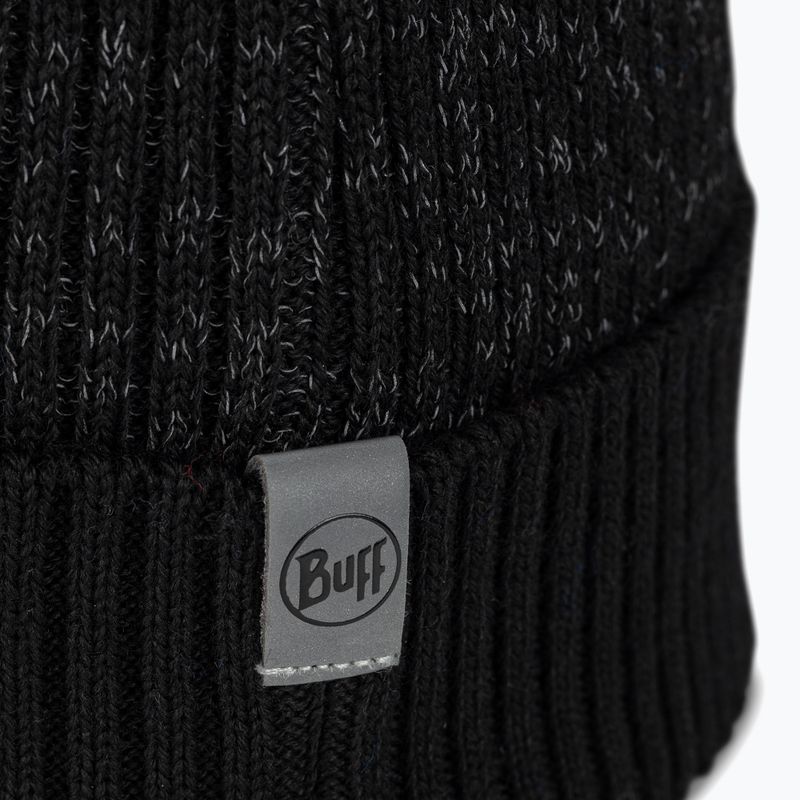 BUFF Merino Active Wintermütze einfarbig schwarz 2