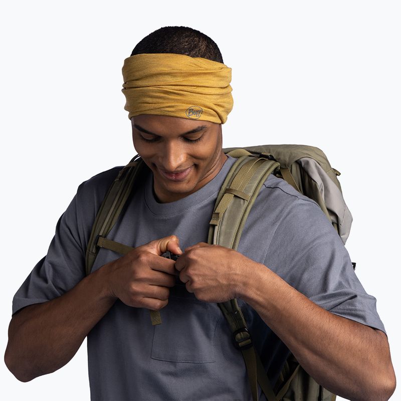 BUFF Lightweight Merino Wool multistripes sling maize