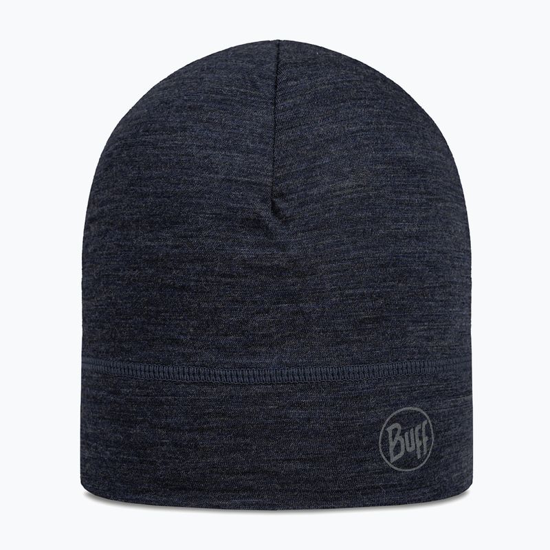 Wintermütze BUFF Lightweight Merino Wool solid night blue
