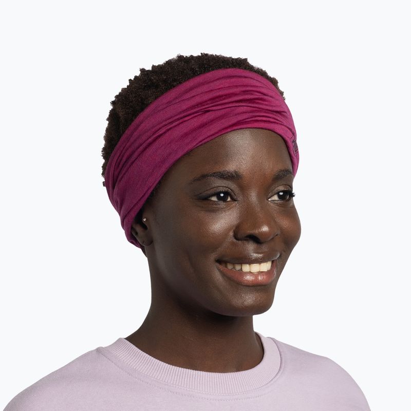 Multifunktionstuch BUFF Lightweight Merino Wool solid magenta 5