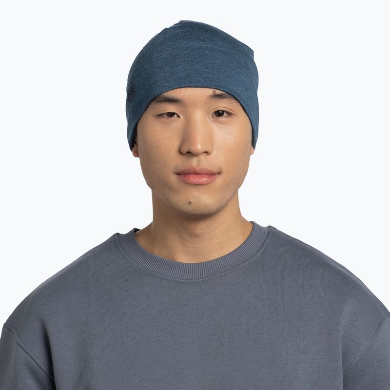 BUFF Midweight Merinowolle melange tempest Wintermütze 3