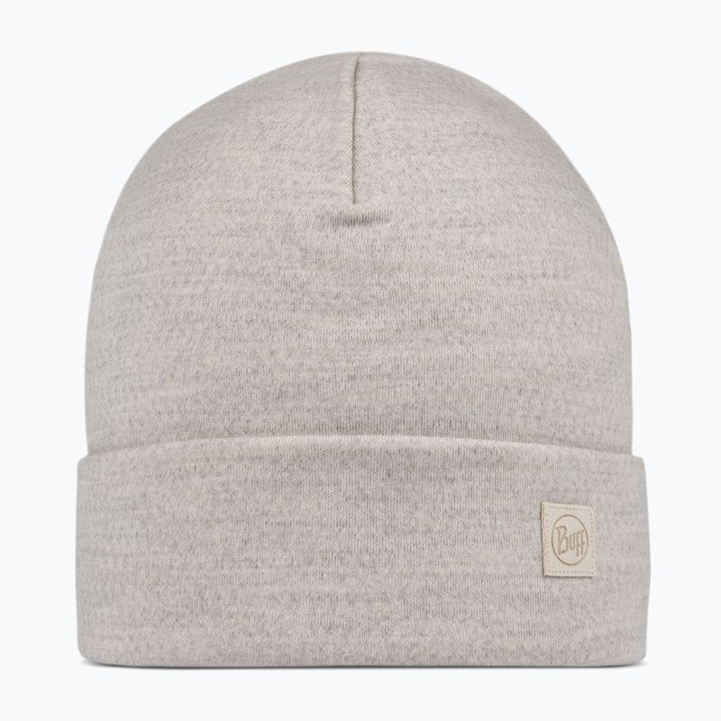 Wintermütze BUFF Heavyweight Merino Wool solid cloud