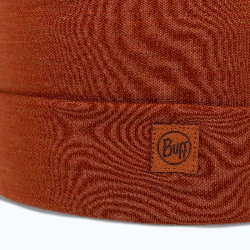 Wintermütze BUFF Heavyweight Merino Wool solid cinnamon 2