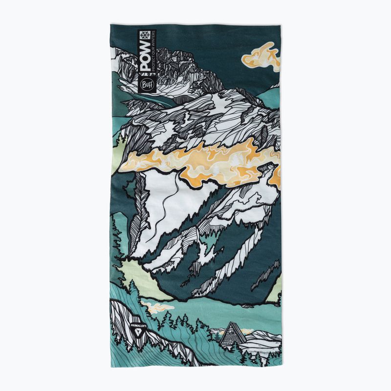 BUFF Thermonet pow lixot grünes Multifunktionstuch 2
