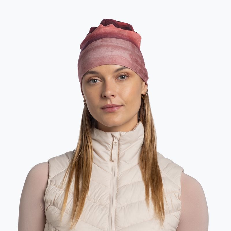 Wintermütze BUFF EcoStretch lise rosewood 6