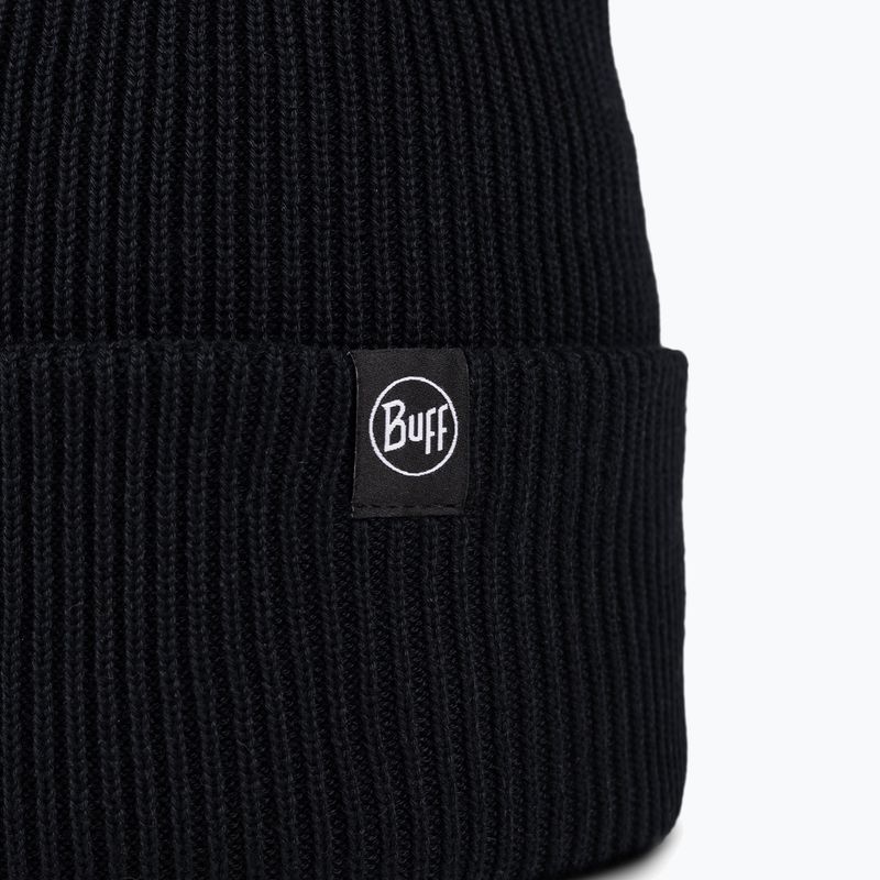 Wintermütze BUFF Knitted Renvi black 2