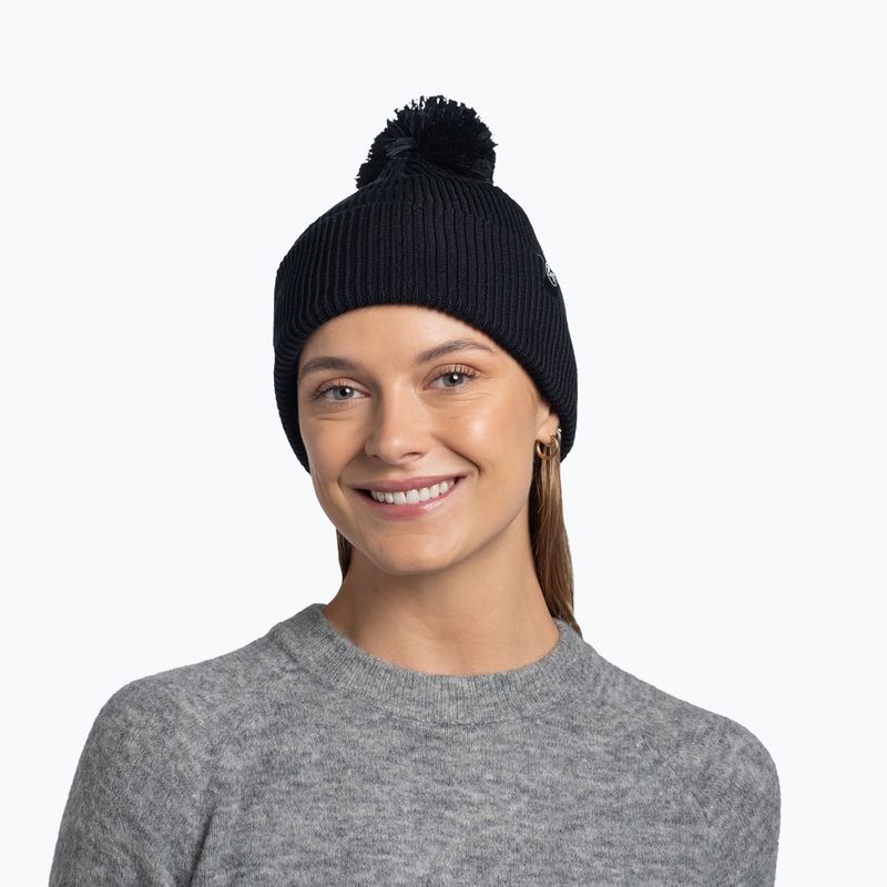 Wintermütze BUFF Knitted Renvi black 3