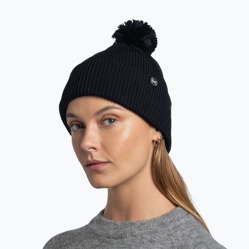Wintermütze BUFF Knitted Renvi black 4