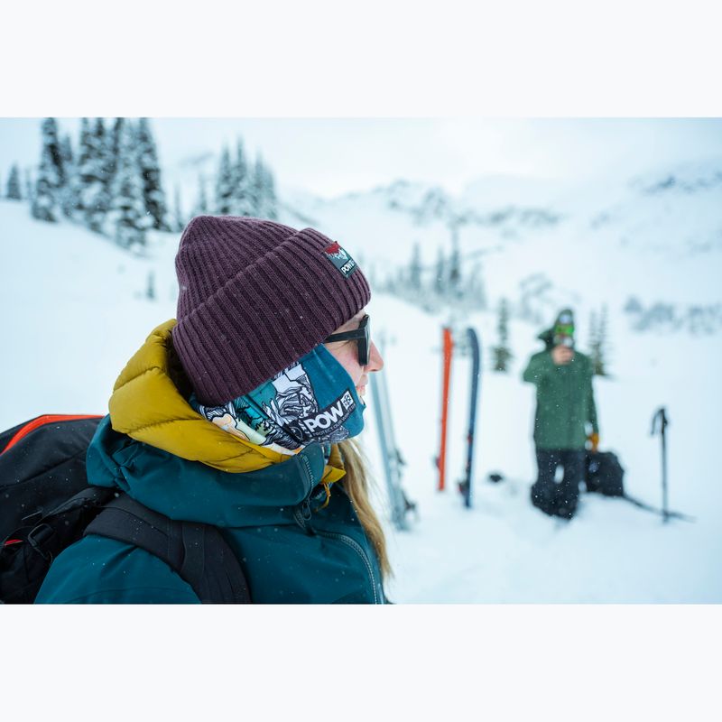 Wintermütze BUFF Knitted Rutger shadow purple 8