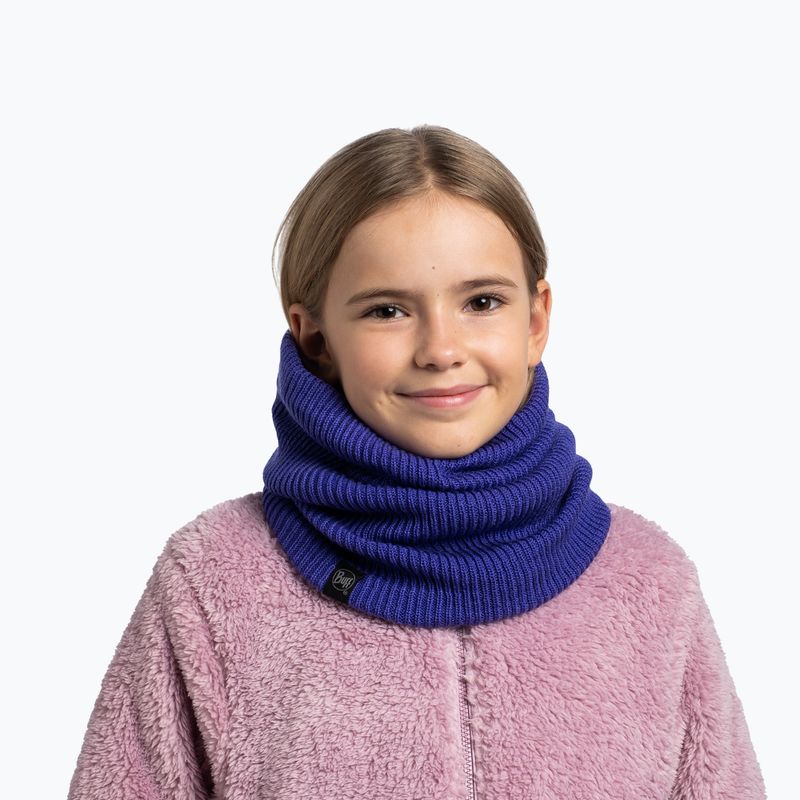 Kinder-Schlauchschal BUFF Knitted & Fleece Lan ultramarine 3